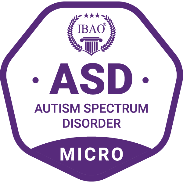 Autism Spectrum Disorder Micro-Credential badge